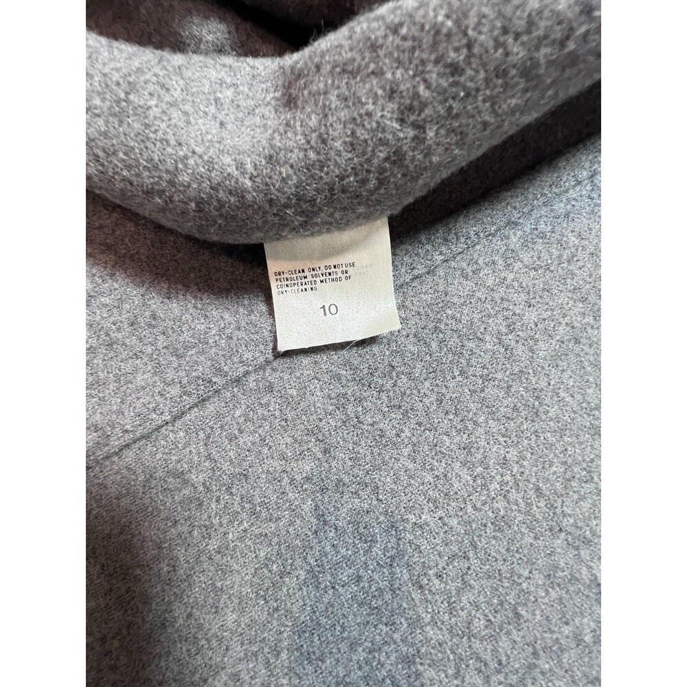 Vintage Bleyle Wool Jacket Gray Houndstooth Open Front Blazer Made in Germany Sz - Picture 7 of 11